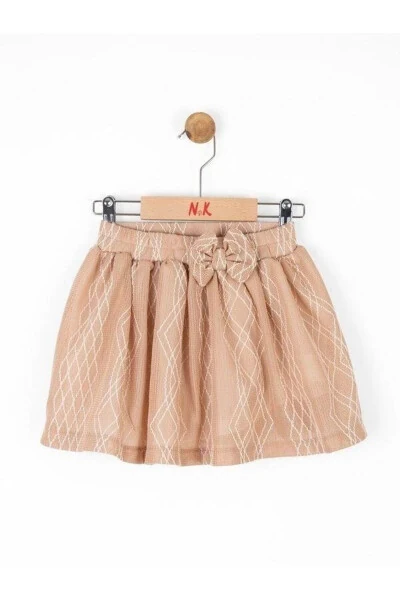 Baby Girl Lace Skirt with Elastic Waist - NK