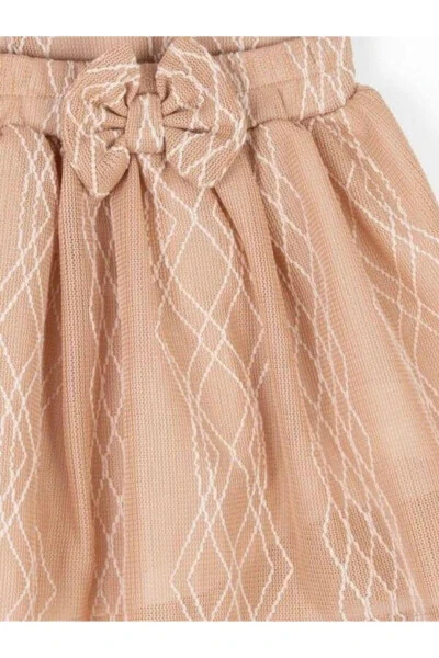 Baby Girl Lace Skirt with Elastic Waist - 4