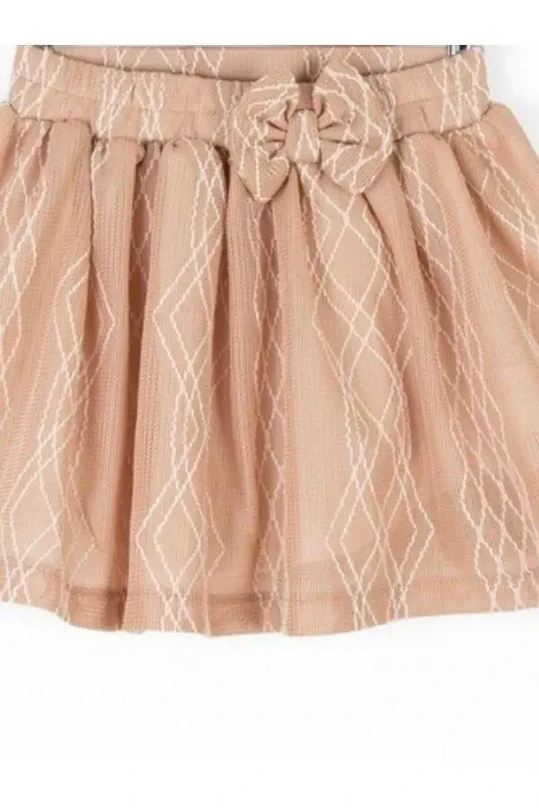 Baby Girl Lace Skirt with Elastic Waist - 5