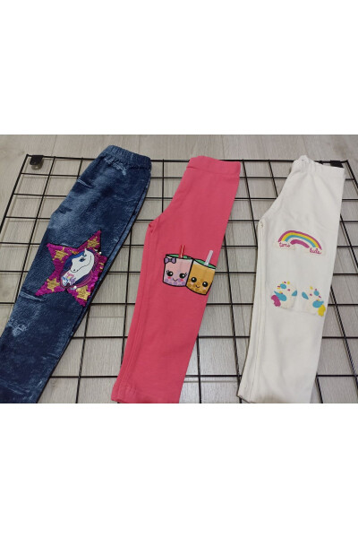 Baby Girl Leggings 1-2 Years 3 Pack - 2