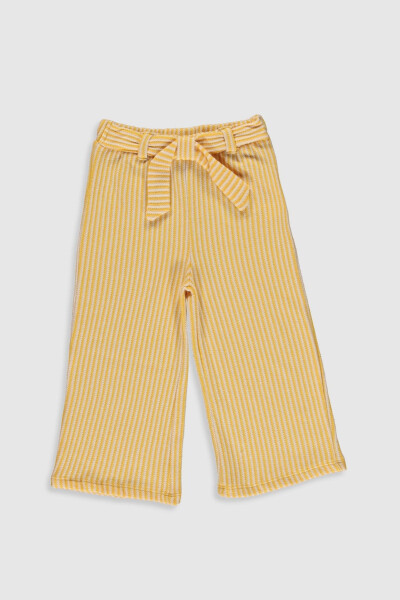 Baby Girl Light Yellow Striped Ljz Pants - LC WAIKIKI