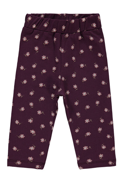 Baby Girl Long Leggings 6-18 Months Purple - 5