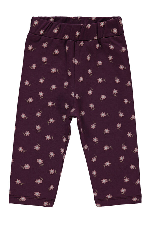 Baby Girl Long Leggings 6-18 Months Purple - 3