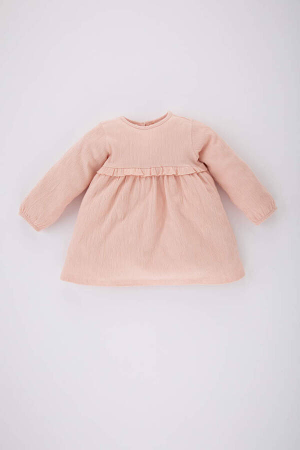 Baby Girl Long Sleeve Dress Light Pink - 1