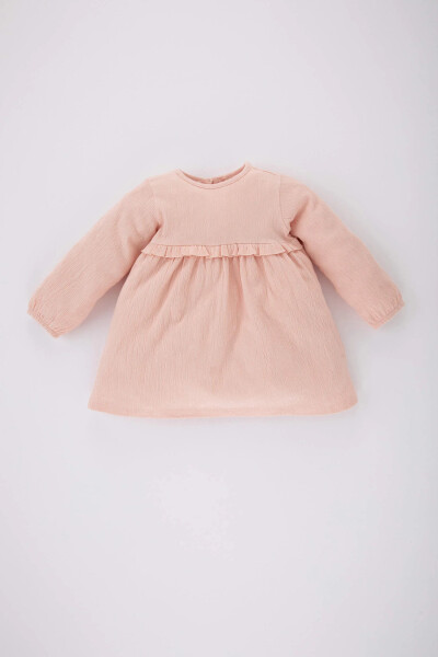 Baby Girl Long Sleeve Dress Light Pink - 6