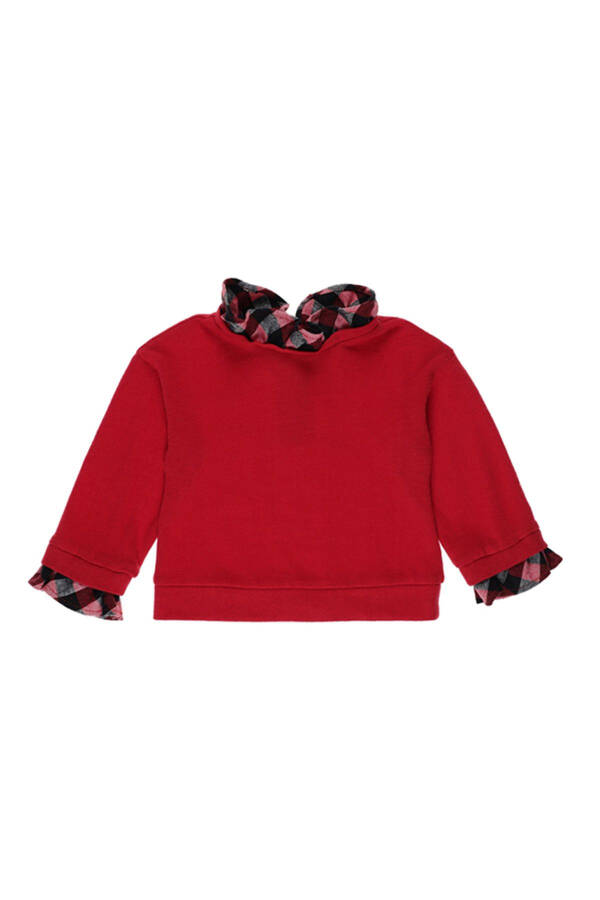 Baby Girl Long Sleeve Red Knitted Tricot - 1