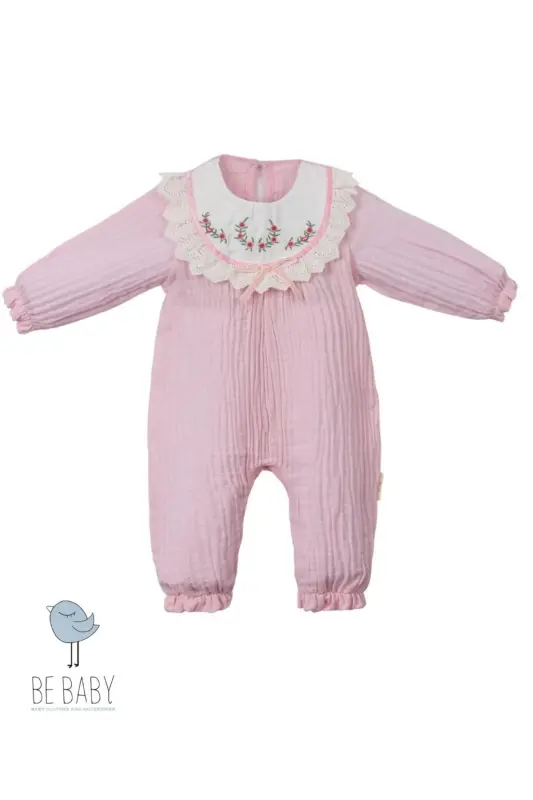 Baby Girl Muslin Jumpsuit - MODA