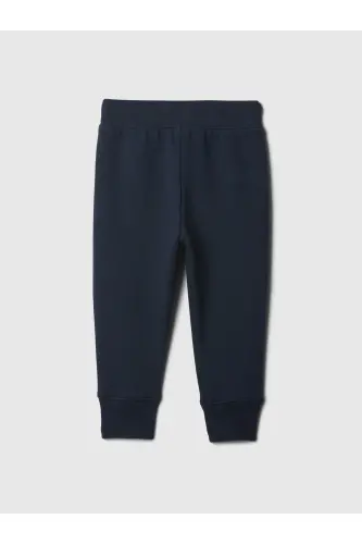 Baby Girl Navy Gap Logo Fleece Sweatpants - Navy - 3