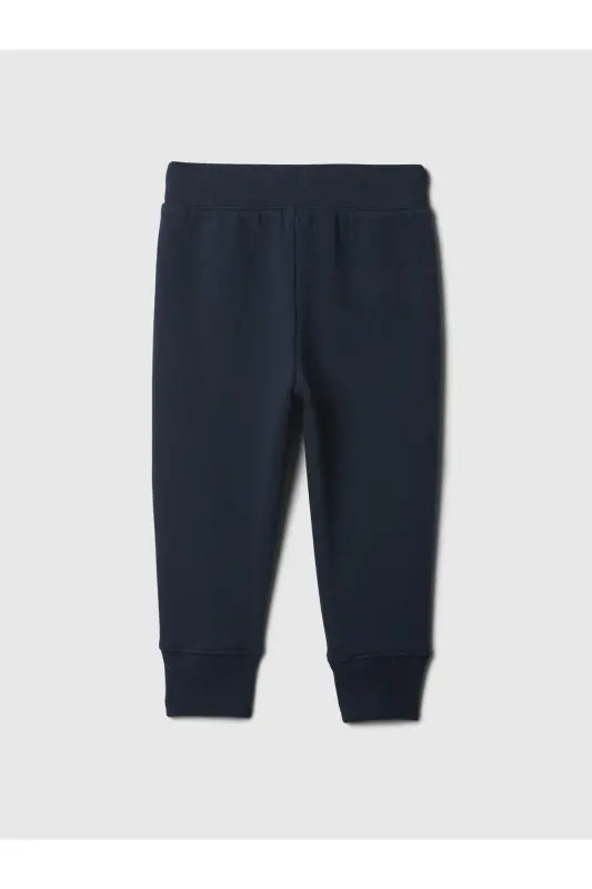 Baby Girl Navy Gap Logo Fleece Sweatpants - Navy - 3