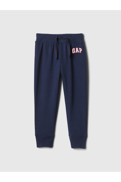 Baby Girl Navy Gap Logo French Terry Jogger Sweatpants - 11