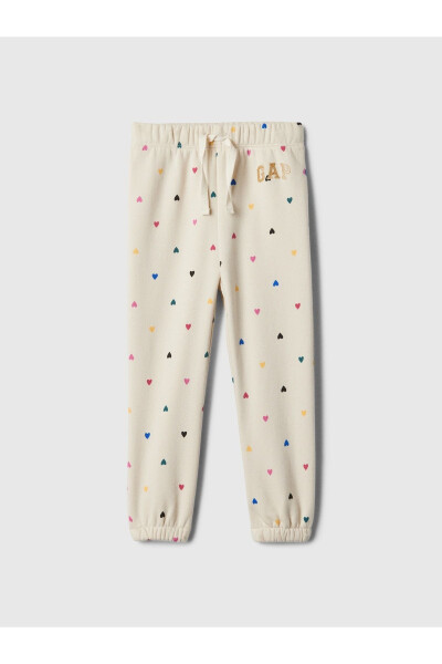 Baby Girl Off-White Logo Fleece Jogger Pants - 2