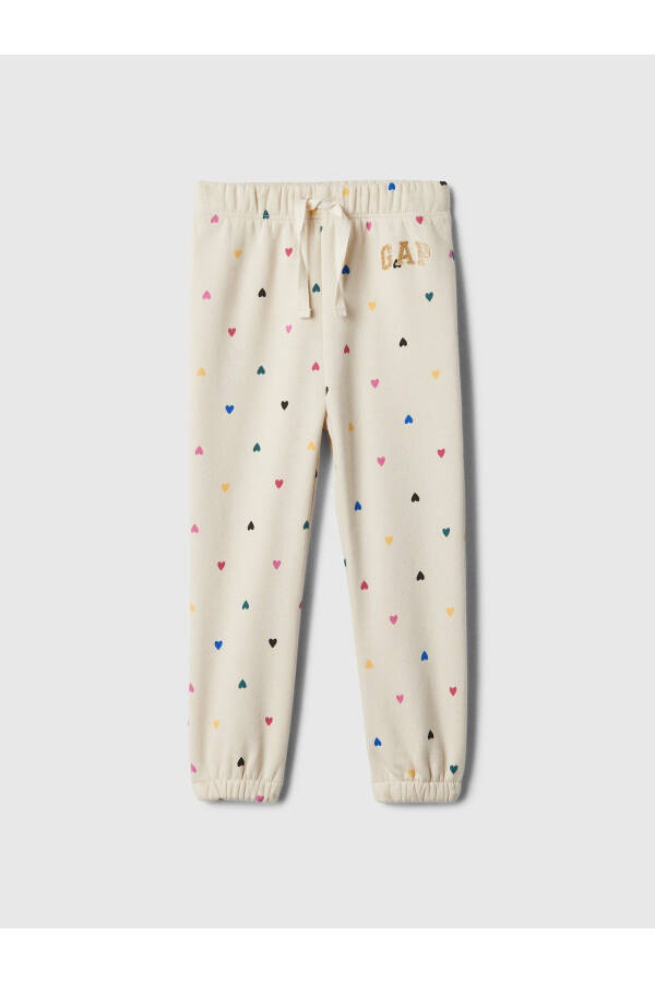 Baby Girl Off-White Logo Fleece Jogger Pants - 2