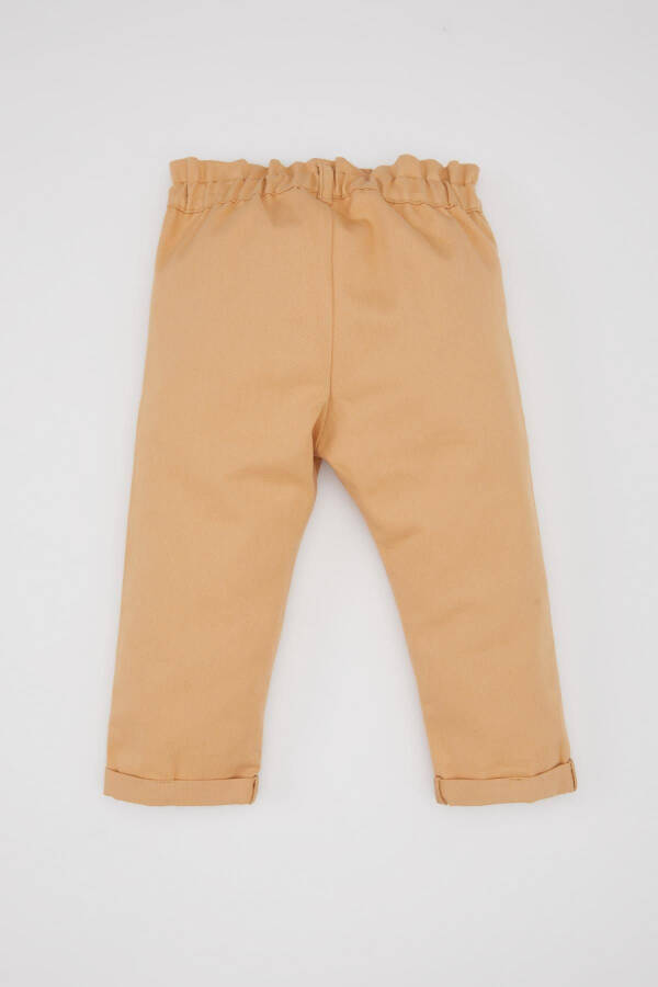 Baby Girl Paperbag Fold Over Leg Gabardine Pants B9790A524SP - 16