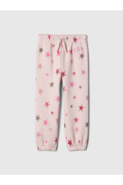 Baby Girl Pink Logo Fleece Jogger Pants - 3