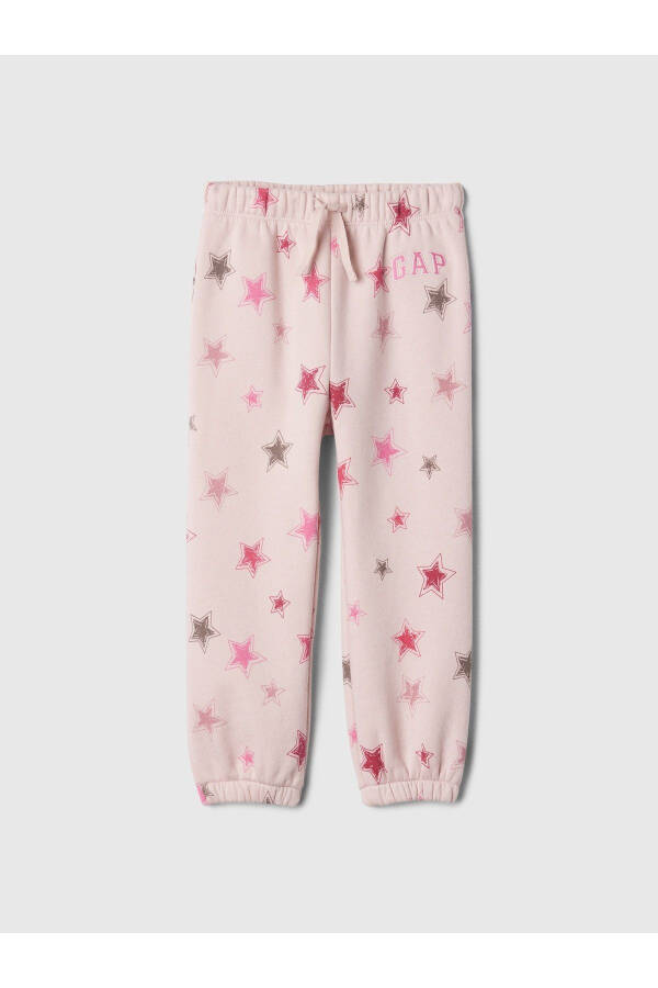 Baby Girl Pink Logo Fleece Jogger Pants - 3