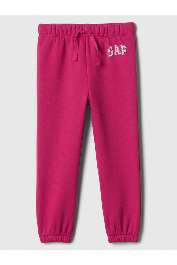 Baby Girl Pink Logo Fleece Jogger Pants - 7