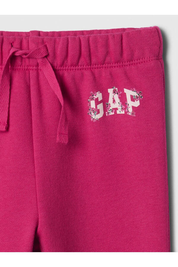 Baby Girl Pink Logo Fleece Jogger Pants - 3