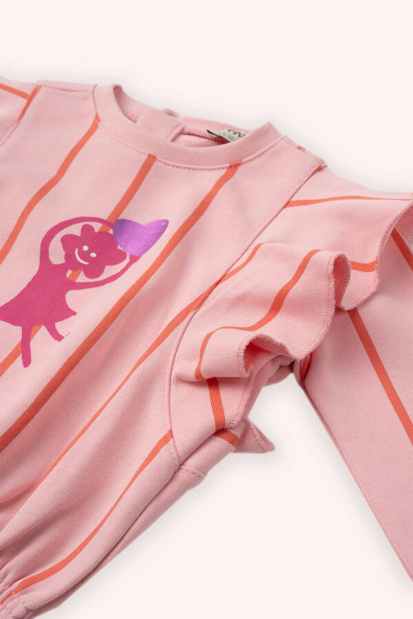 Baby Girl Pink Sweatshirt - 3