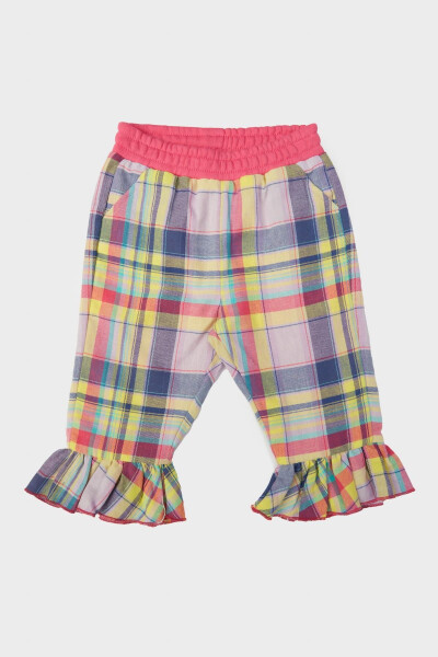 Baby Girl Plaid Sweatpants - 4