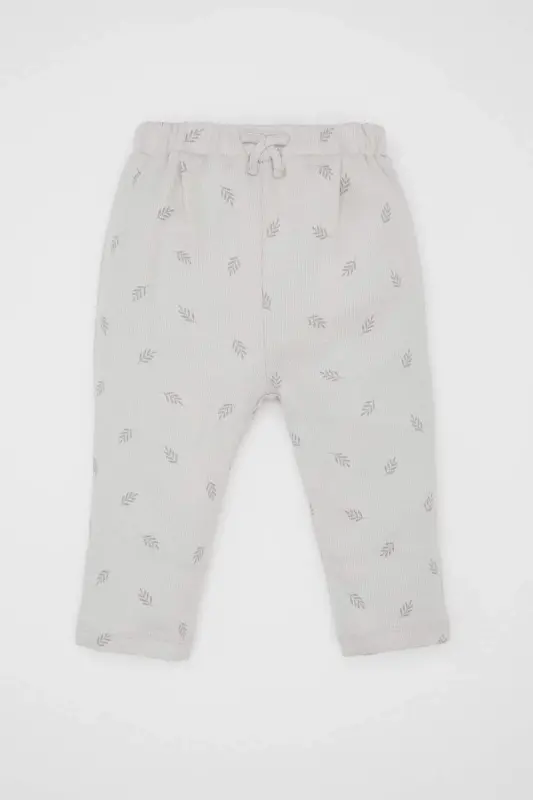 Baby Girl Printed Waffle Pants C1610a524sp - 1