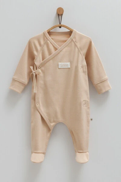 Baby Girl Romper 100% Cotton Side Snap (0-1, 1-3 Months with Booties - 3-6 Months without Booties) - 1