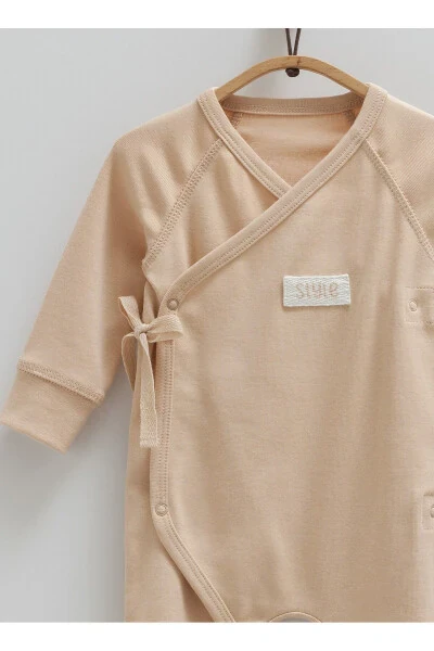 Baby Girl Romper 100% Cotton Side Snap (0-1, 1-3 Months with Booties - 3-6 Months without Booties) - 2