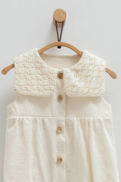 Baby Girl Romper 100% Cotton Summer 2025 - CARAMELL (1)