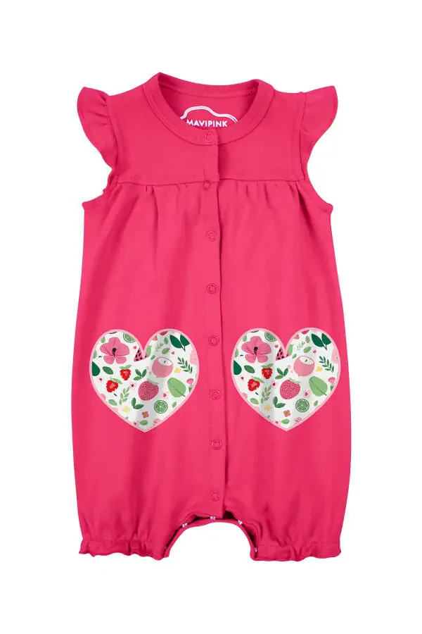 Baby Girl Romper Shorts Jumpsuit - 1