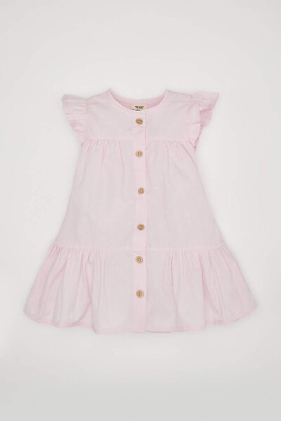 Baby Girl Sleeveless Dress Light Pink - 1