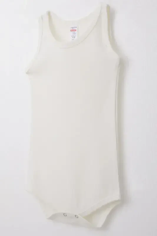 Baby Girl Snap Bodysuit Bodysuit Jacquard 9 Months-3 Years, Ecru-Ecru - 3