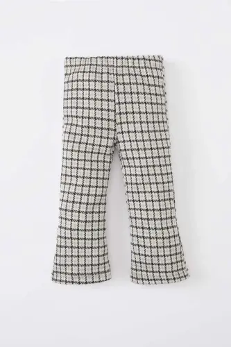 Baby Girl Spanish Leg Jacquard Pants - 5