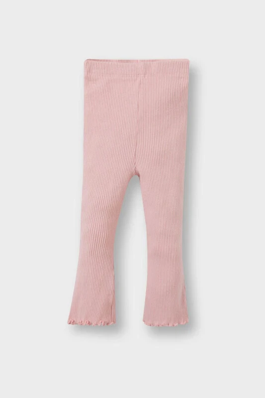 Baby Girl Spanish Leg Ribbed Cashmere Leggings Z4739A224AU - 1