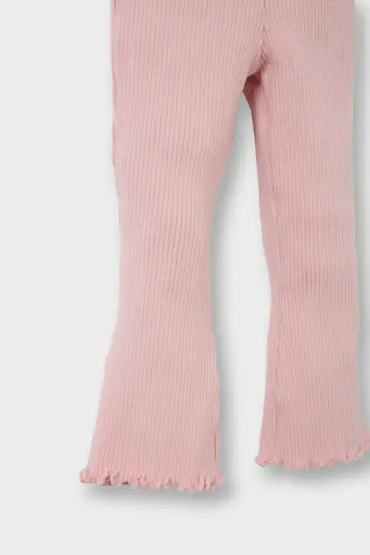 Baby Girl Spanish Leg Ribbed Cashmere Leggings Z4739A224AU - 2