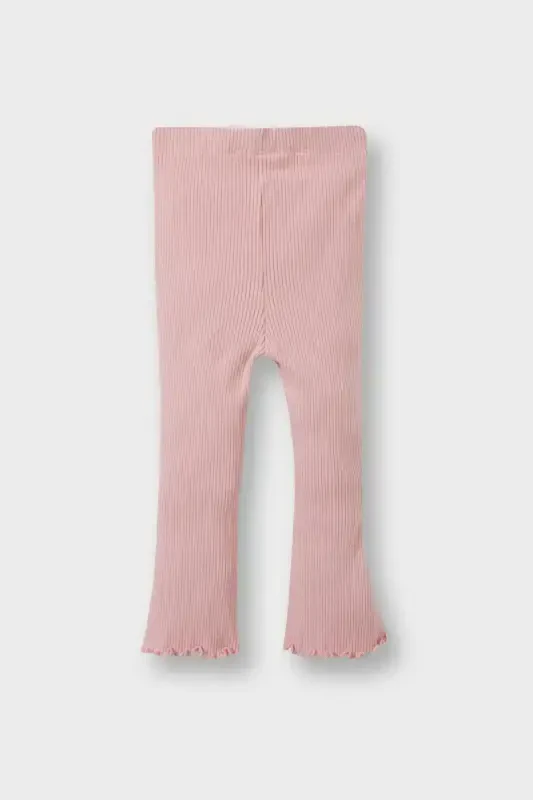 Baby Girl Spanish Leg Ribbed Cashmere Leggings Z4739A224AU - 3