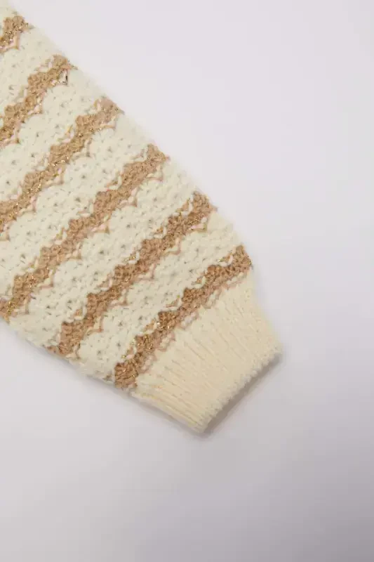 Baby Girl Striped Crewneck Sweater C8273a5er105mc - 3