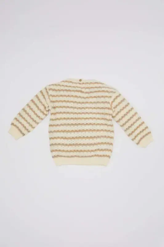 Baby Girl Striped Crewneck Sweater C8273a5er105mc - 5