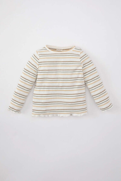 Baby Girl Striped Long Sleeve T-Shirt - 1