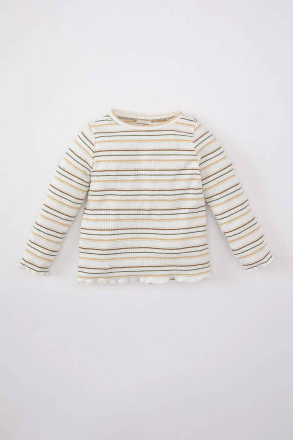 Baby Girl Striped Long Sleeve T-Shirt - 1