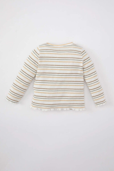 Baby Girl Striped Long Sleeve T-Shirt - 5