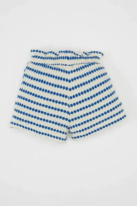 Baby Girl Striped Shorts D5342A524SM - 5
