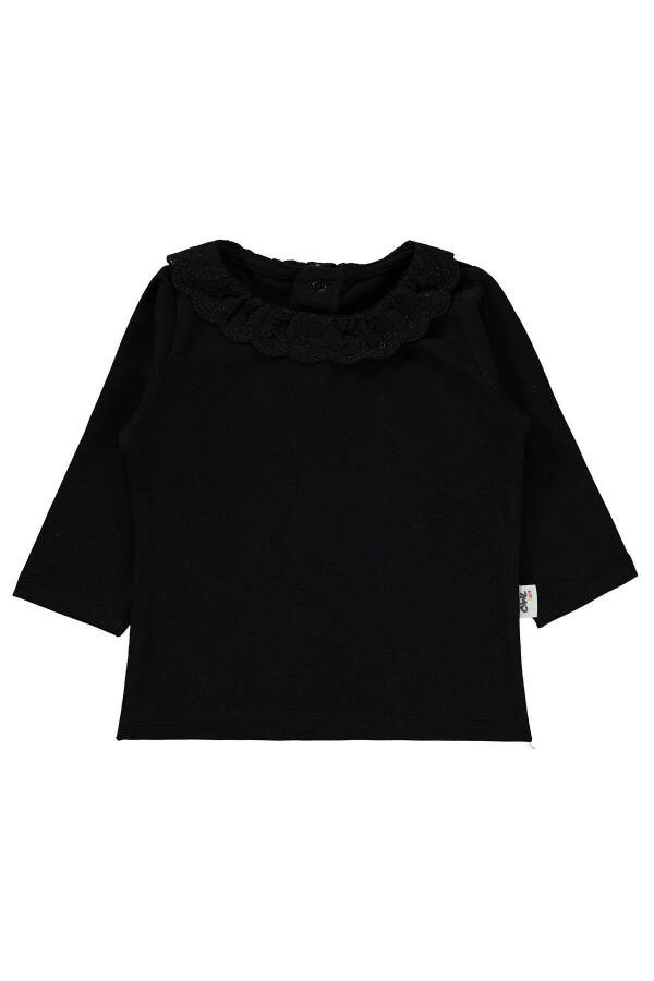 Baby Girl Sweatshirt (6-18 Months) Black - 3