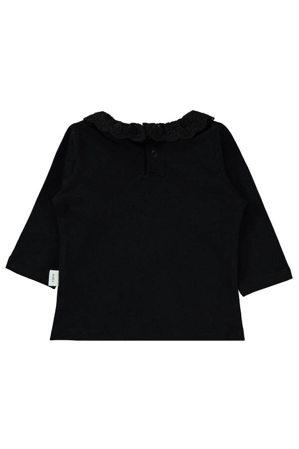 Baby Girl Sweatshirt (6-18 Months) Black - 4