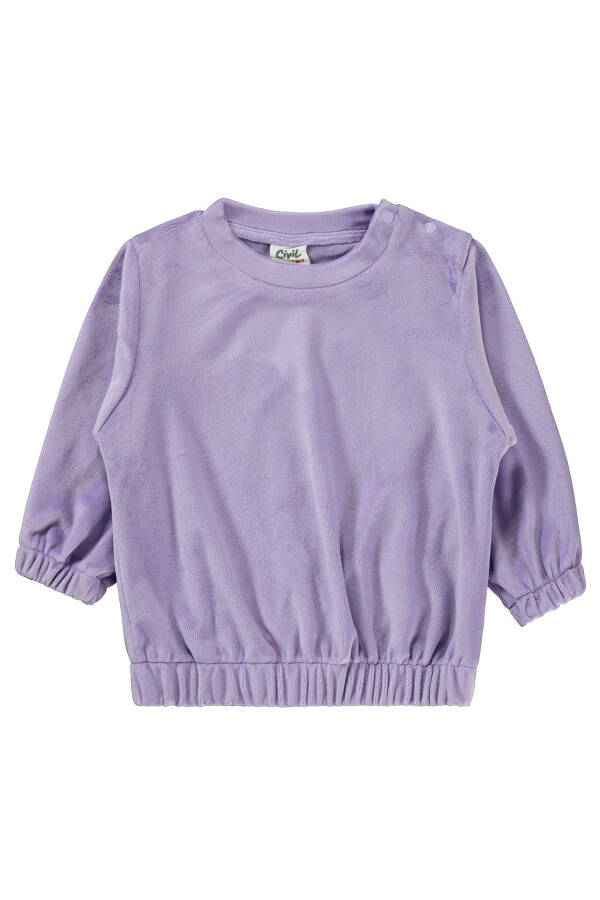 Baby Girl Sweatshirt 6-18 Months Lilac - 3