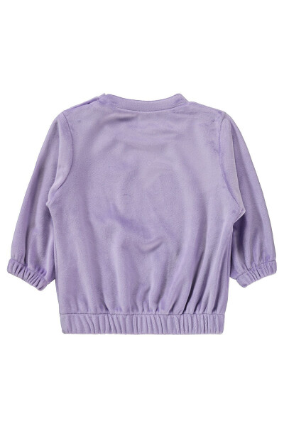 Baby Girl Sweatshirt 6-18 Months Lilac - 4