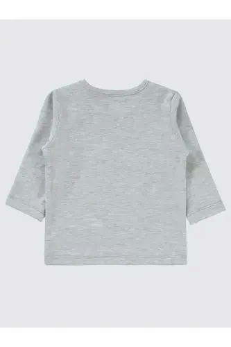 Baby Girl Sweatshirt 6-18 Months, Melange - CIVIL BABY (1)