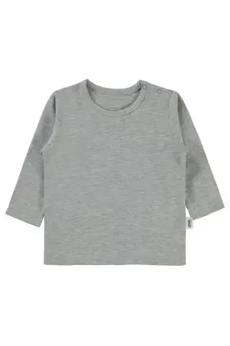 Baby Girl Sweatshirt 6-18 Months, Melange - 6