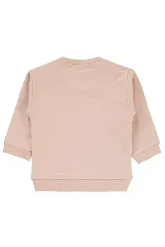 Baby Girl Sweatshirt 6-18 Months (Powder) - CIVIL BABY (1)