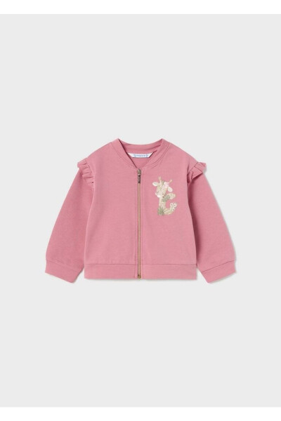 Baby Girl Sweatshirt Cardigan - 1