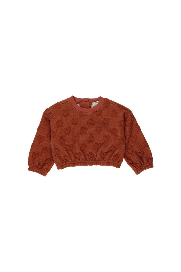 Baby Girl Tile Crop Sweatshirt - 7