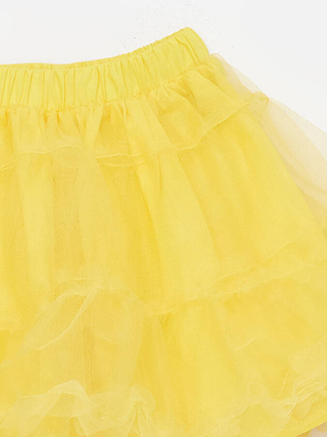 Baby Girl Tutu Skirt with Elastic Waist - 6